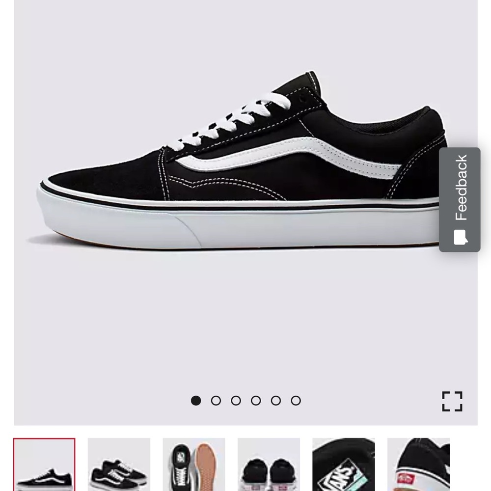 NWT with box Vans Old Skool Comfy Cush Sneaker. Men’s Size 5.5/ Women’s Size 7